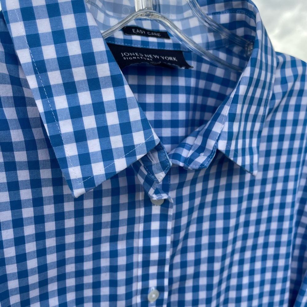 Gingham Blouse Jones of New York